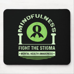 Green Mental Health Awareness Month Fight The Stig Mouse Pad