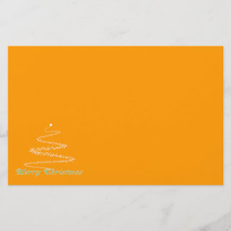 Green Merry Christmas Stationery