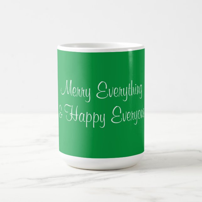 Green Merry Everything Mug (Center)