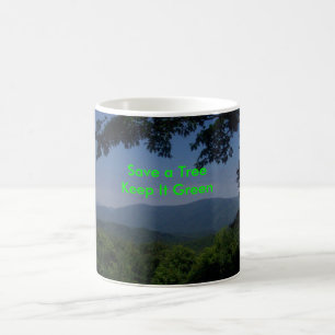 Green Message Coffee Mug