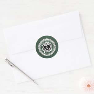 Green Mexico Passport Classic Round Sticker