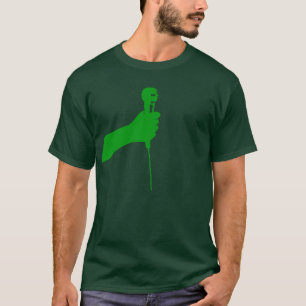 Green microphone shirt