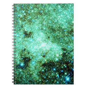Green Milky Way Galaxy Notebook