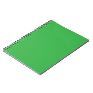 Green Minimalist Spiral Notebook