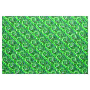 Green mix fashion fabric