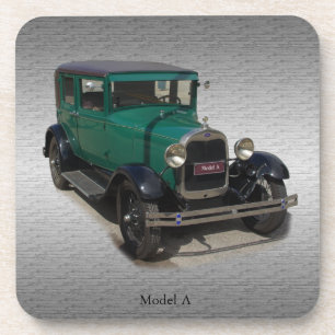 Green Model A set of 6 coasters