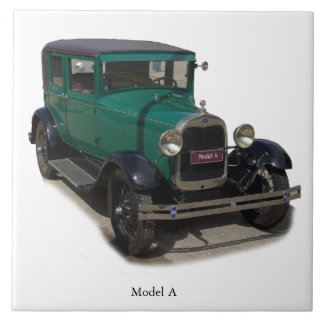 Green Model A tile