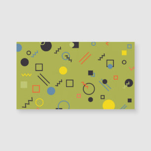 Green, modern, cool, trendy, urban,Memphis pattern