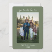 Green Modern fa la la la la