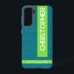 Green Modern Personalised Name Phone Case<br><div class="desc">Modern green phone case personalised with your name. Easy to customise,  available in sizes for different models,  with durable protection and fast printing and shipping. A stylish and practical gift.</div>