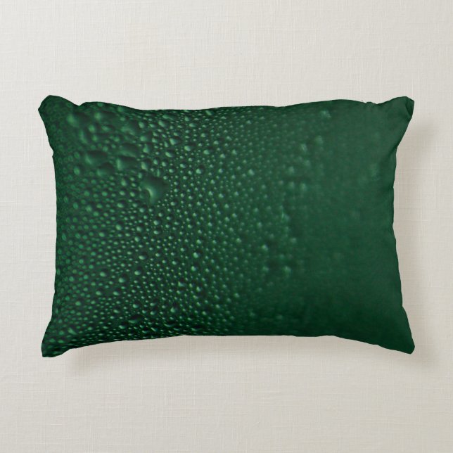 Green moist decorative cushion (Front)