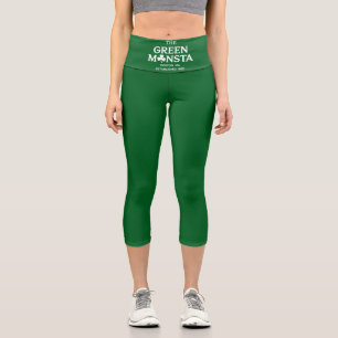 Green Monsta Boston Green Monstah Baseball Gift Capri Leggings