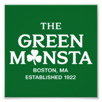 Green Monsta Boston Green Monstah Baseball Gift 