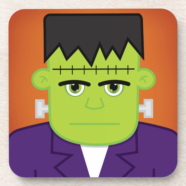 Green monster coaster (Front)