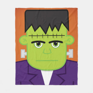 Green monster fleece blanket