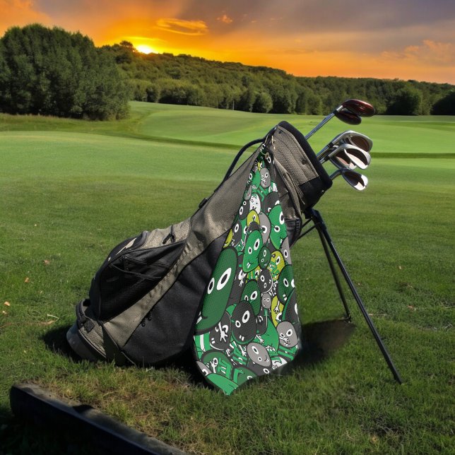 Green Monster Golf Towel (Golf Towel)