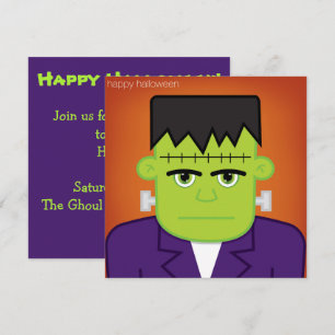 Green monster invitation