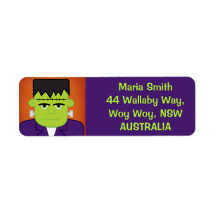 Green monster return address label