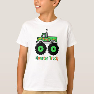 Green Monster Truck T-Shirt