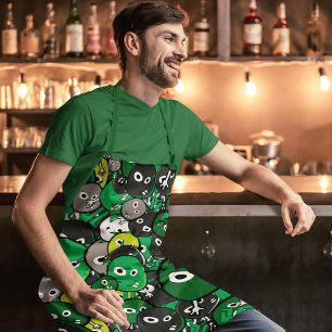 Green Monsters Apron