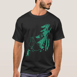 Green Moomintroll Apres Ski Winter Sports Games T-Shirt