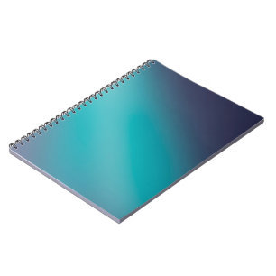 Green  moonlight ombre effect  notebook