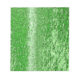 Green mosaic pattern notepad
