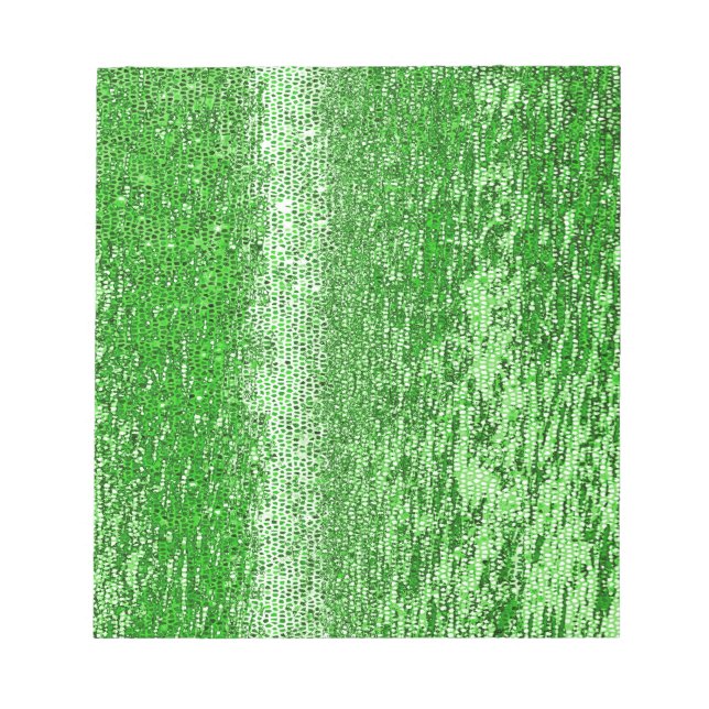 Green mosaic pattern notepad (Front)