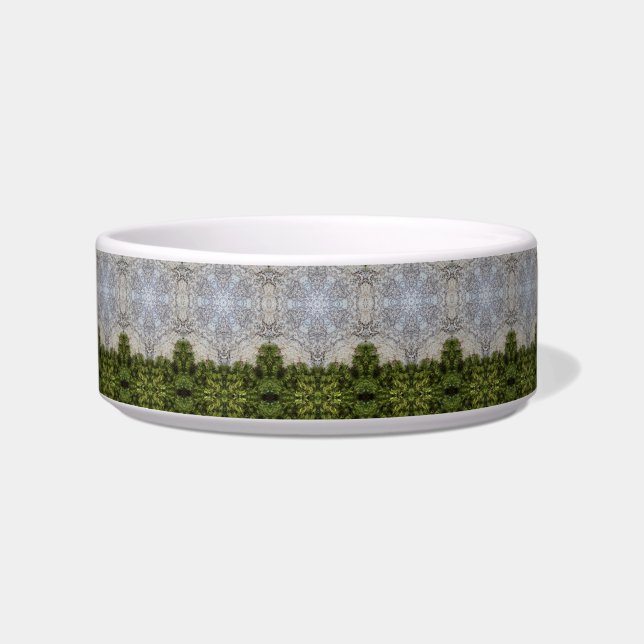 Green Moss & Earth Nature Art Bowl (Front)