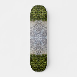 Green Moss & Earth Nature Art Skateboard