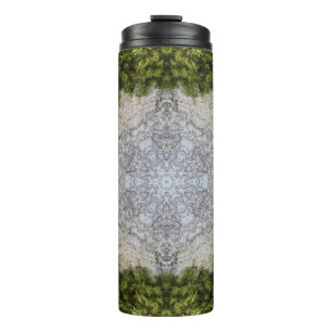 Green Moss & Earth Nature Art Thermal Tumbler