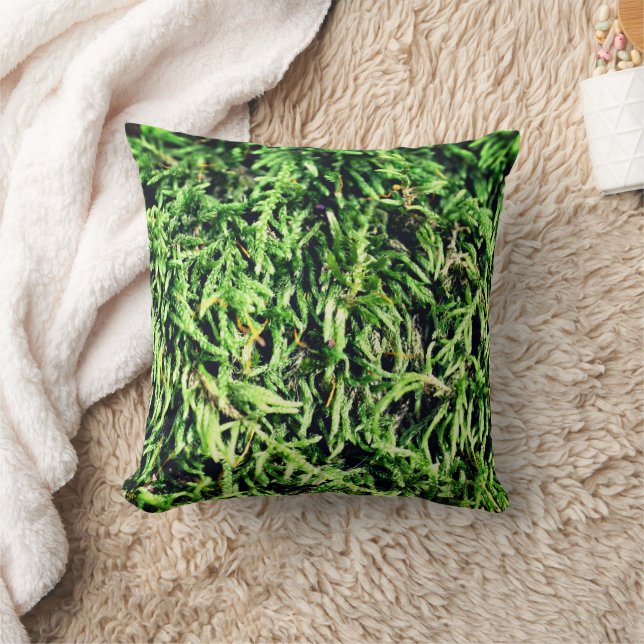 Green Moss Nature   Cushion (Blanket)