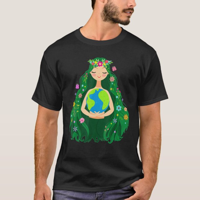 Green Mother Earth Day Gaia Save Our Planet Women  T-Shirt (Front)