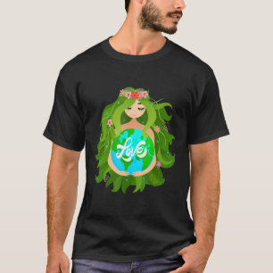 Green Mother Earth Day Gaia Save Our Planet Women T-Shirt