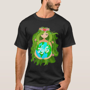 Green Mother Earth Day Gaia Save Our Planet Women T-Shirt