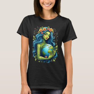 Green Mother Earth Day Gaia Save Our Planet Women T-Shirt