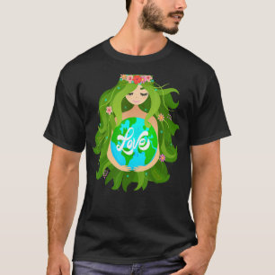 Green Mother Earth Day Gaia Save Our Planet Women  T-Shirt