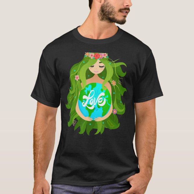 Green Mother Earth Day Gaia Save Our Planet Women  T-Shirt (Front)