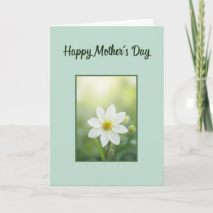 Green Mothers Day Bloom Card