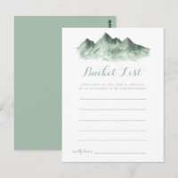 Green Mountain Country Bucket List Cards