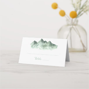 Green Mountain Country Wedding Place Card