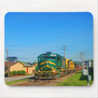 Green Mountain Freight Train Mouse Pad