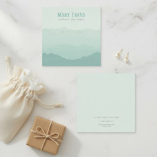 Green mountains earring square display card