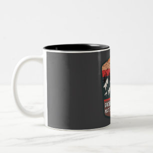 Green mountains national forest Two-Tone coffee mug