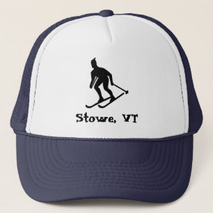 Green Mountains Skiing Town (Stowe, Vermont) Trucker Hat