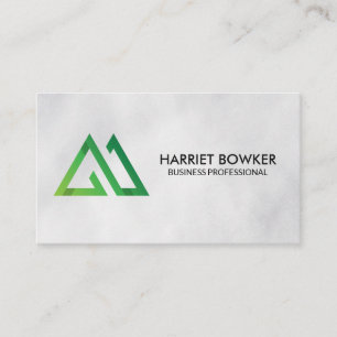 Green Mountains   Stylised Natural Business Card