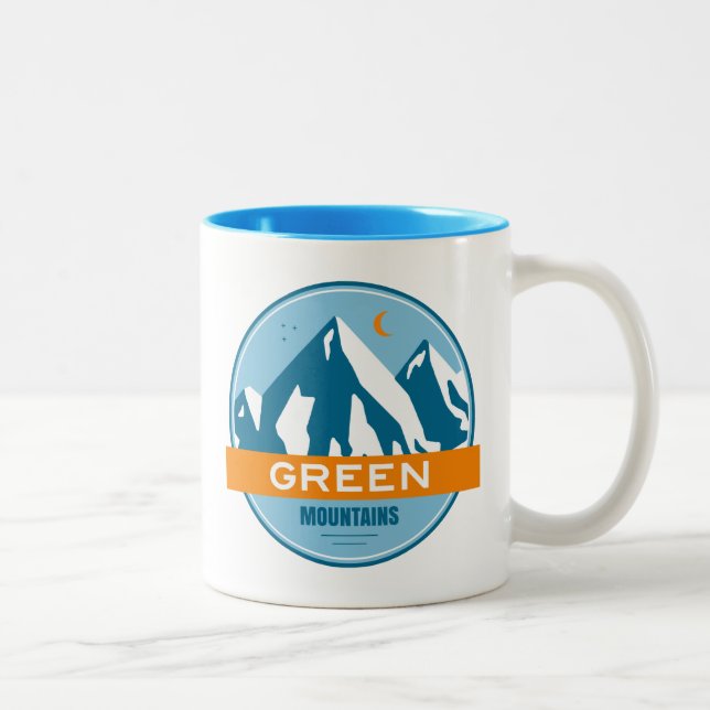 Green Mountains Vermont Two-Tone Coffee Mug (Right)