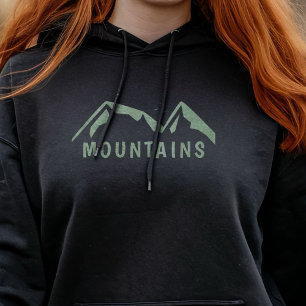 Green Mountains Woman Hoodie