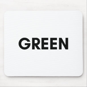 green mouse pad
