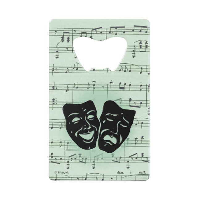 Green Music and Theatre Greek Masks (Front)